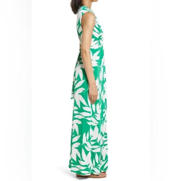 Eliza J Twist Front Maxi Dress in Green Women’s Sz 6 - Picture 3 of 8
